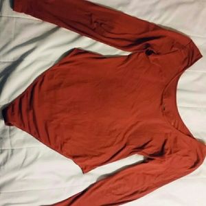 Fashion Nova Orange Bodysuit